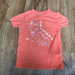 J. Crew Orange California T-shirt